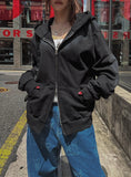 Moldy Spray Damage Hoodie Zip-Up