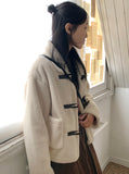 Shitao Mustang Collar Duffle Short Coat