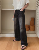 VAFF Flare Teen Washed Denim Pants