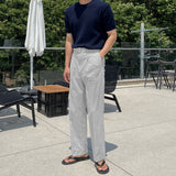 Randy linen belte slacks