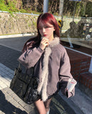 Creme Raccoon Fur Padding Mustang