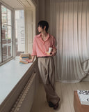 Julia Wrap Pintuck Over Slacks