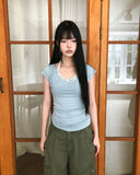 Reya Halter Short Sleeve T-shirt