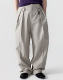 O-RING double pleat pants