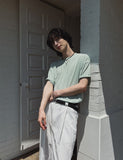 Summer cooling round short sleeve t-shirt