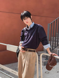 Ruin Shoulder Line V-Neck Knit