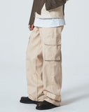 HEM BUTTON UTILITY CARGO PANTS