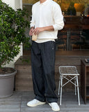 Bunny one-tuck back banding raw denim