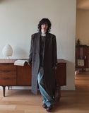 Grevy Herringbone Wool Coat