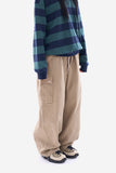 Baklava banding wide cargo pants