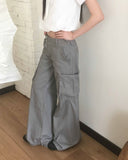 Quire Two Button Bootcut Cargo Pants