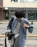 Ruff pattern striped shirt