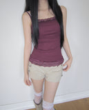 Buet Lace Ribbed Sleeveless