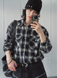 Bully western checked shirt