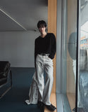 Void Dirty Washed Flare Denim Pants