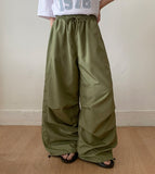 Billum Nylon Banding Wide Pants