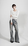 Round Twist Crop Cardigan