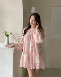 Rabbi Toile Chiffon Off-Shoulder Mini One Piece