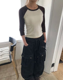Lerin Banding Wide Cargo Two-Way Pants