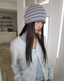 Behile Stripe Shirring Beanie