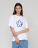 Line Flower Heart Logo Short Sleeve Tee