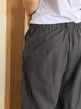 Kippen Nylon Two-Way Back Banding Cargo Long Wide Jogger Pants