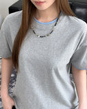 Rian Color Matching Layered Short Sleeve Tee