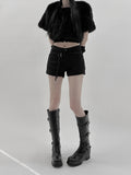 Fox short sleeve fur jacket