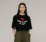 Big Reverse Lettering Short Sleeve Tee