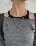 Papil Toggle Bar Butterfly Surgical Necklace