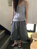 [unisex] Maril Banding Bermuda Cotton Pants