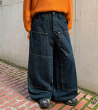 Nakai Carpenter Wide Denim Pants