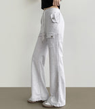 Side Pocket Semi Bootcut Banding Pants