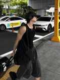 Pigment Silver Charcoal Bermuda Training Pants