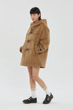 WOOL BLEND OVERSIZE DUFFLE COAT