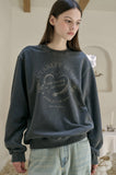 Triple Heart Pigment Sweatshirt
