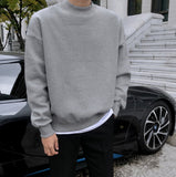 Brushed Half Neck Overfit Sweatshirt