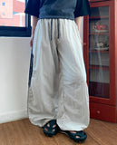 Sugars Color Matching Track Wide Nylon Pants