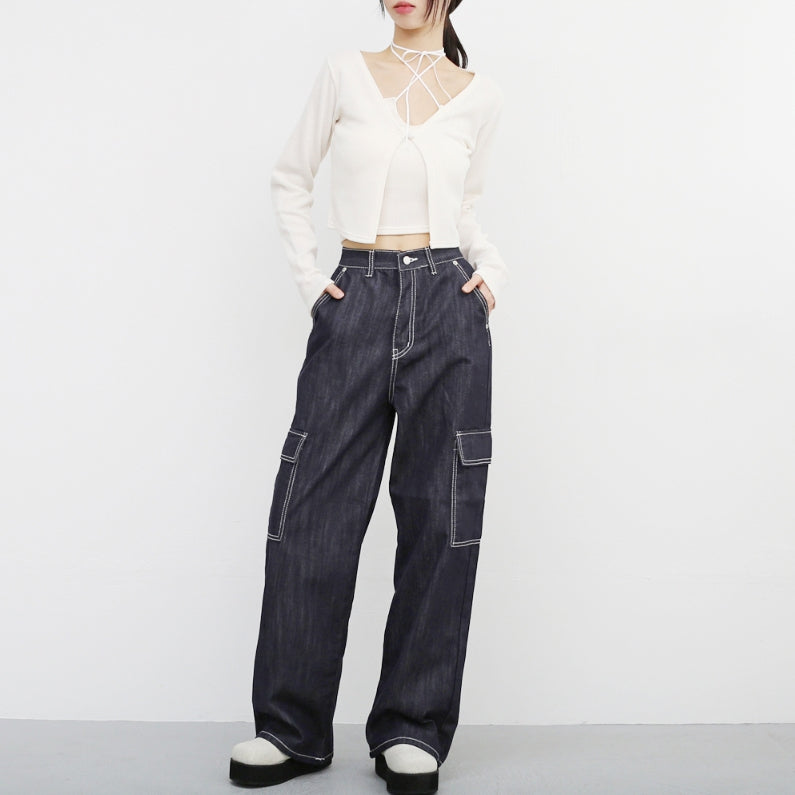 【NONCODE】Lira denim pocket pants SALE) Lira Denim Pocket Pants - 논코드