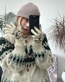 Menen Deer Knit Gloves