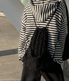 Feathers String Gym Sack Backpack
