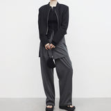 Turdin crop two-way jacket