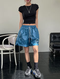 Paw Back Slit Strap Short Sleeve