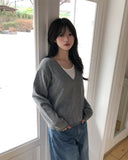 Monin Deep V-Neck Knit