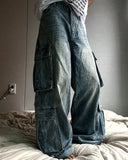 Pluming Multi Cargo Denim Pants