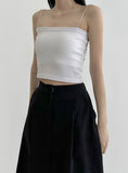 Ringed square string sleeveless