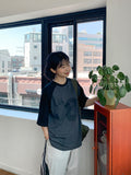 [unisex] Teennob Number Printing Color Matching Over Short Sleeve Tee