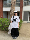 [unisex] Lepan Printing Over Short Sleeve Tee
