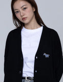 PAPER PONY Embroidered Knit Cardigan