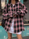 (UNISEX) Spreading Bold Checkered Shirt